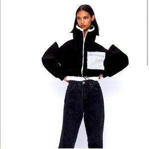 Zara Fleece Jacket NWOT